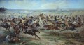 Une accusation de la garde russe Leib le 2 juin 1807 Viktor Mazurovsky guerre militaire